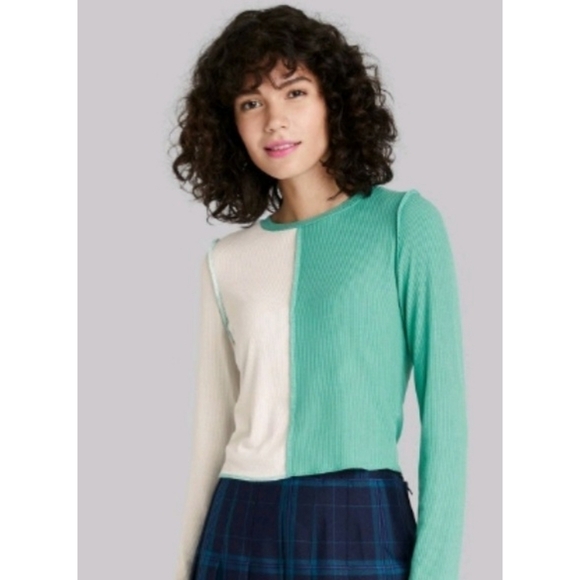 Wild Fable Long Sleeve Fitted Top - Picture 2 of 10